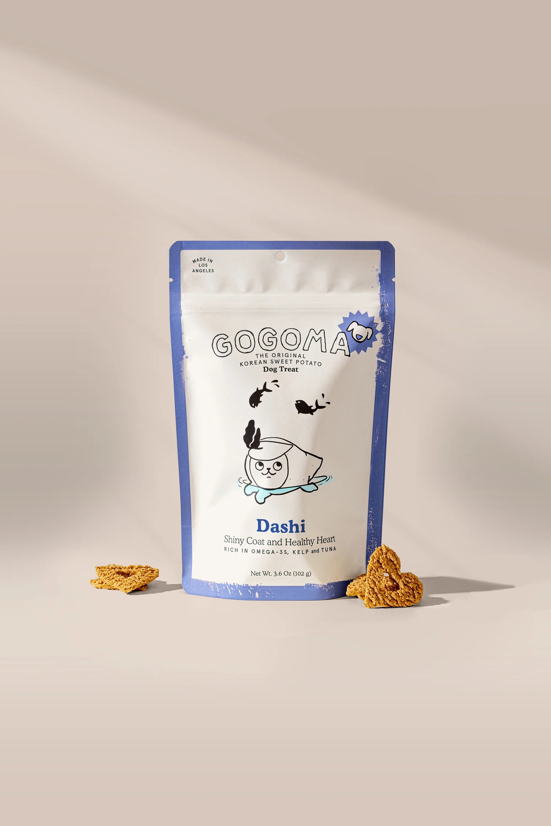 GOGOMA | Dashi - Shiny Coat and Healthy Heart Dog Treats | Pretty