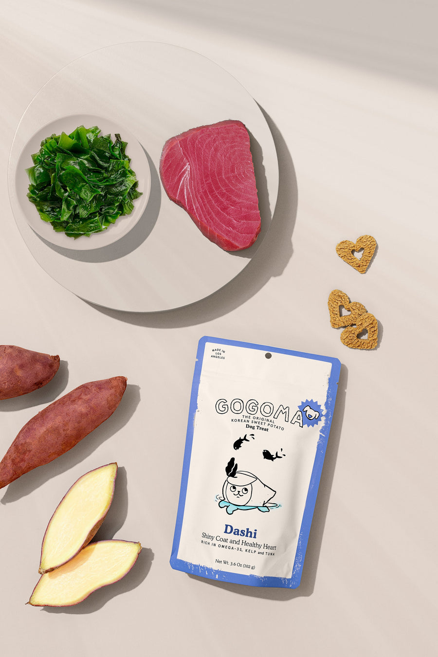 GOGOMA Dashi Delight Kelp and Tuna Dog Treats