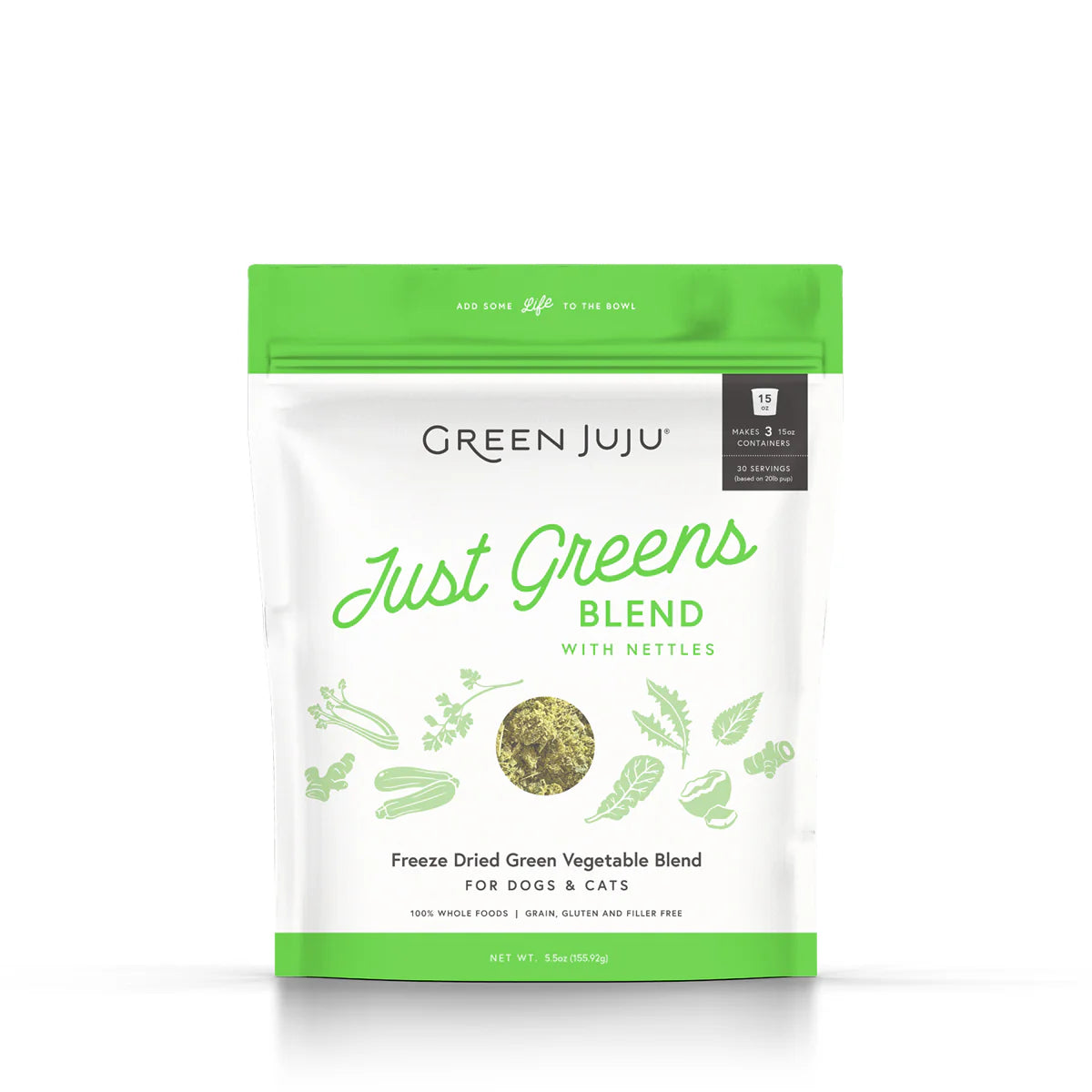 Freeze-Dried Just Greens Blend With Nettles