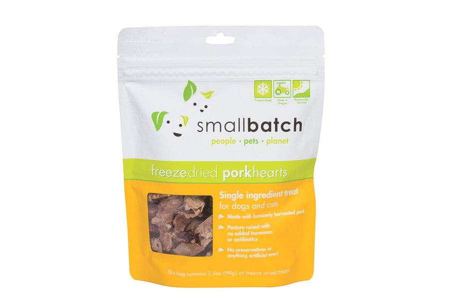Freeze-Dried Pork Hearts Treats