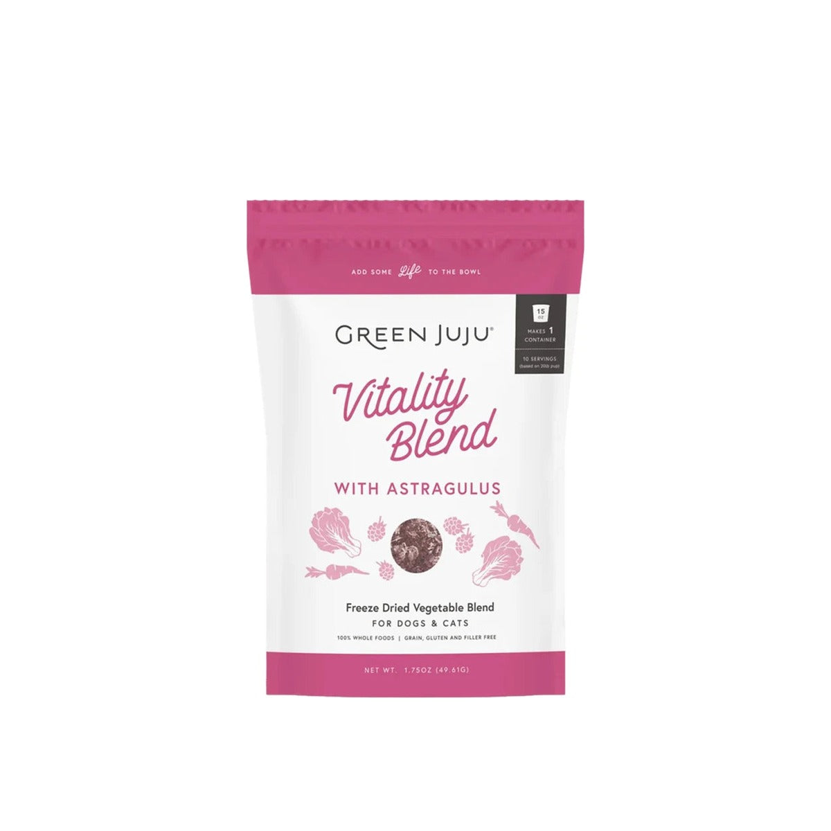 Green Juju Freeze-Dried Vitality Blend 1.75 oz bag