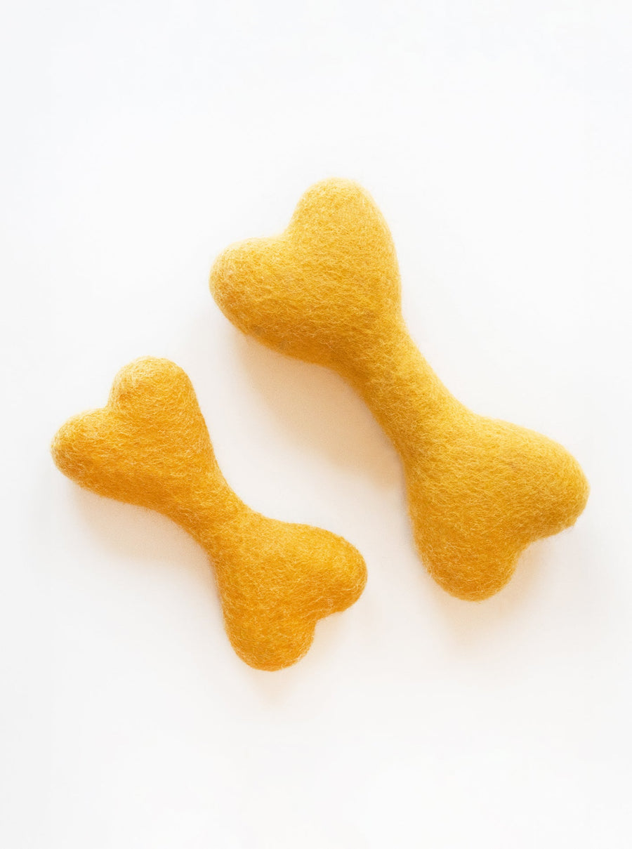 Classic Woolbone Dog Toy - Marigold