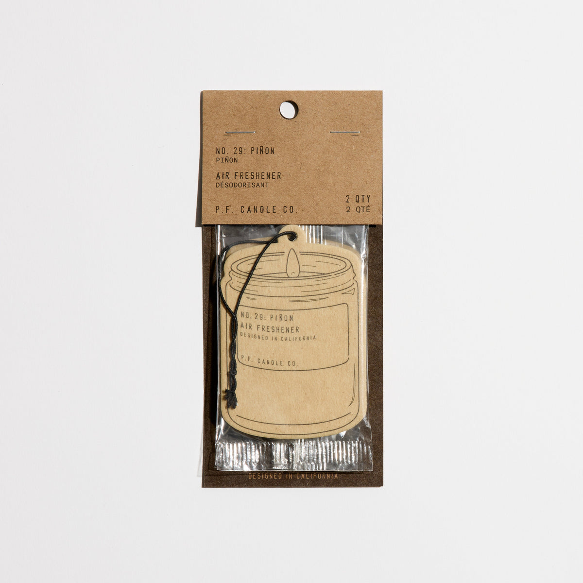 P.F. Candle Co. Air Freshener 2-Pack in Piñon, air freshener in its packaging