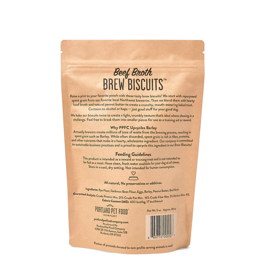 Beef Broth Brew Dog Biscuits
