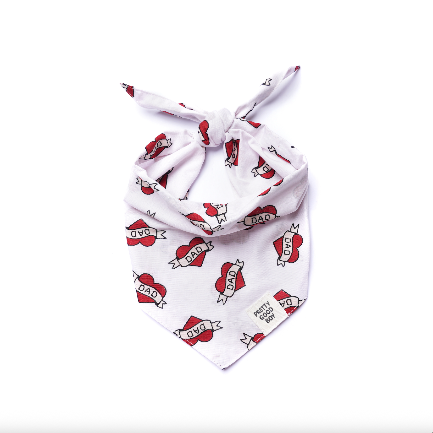 Love Dad Dog Bandana