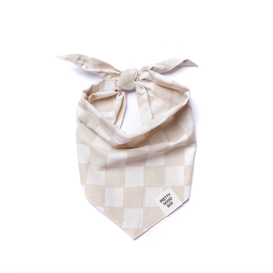 Checkers Dog Bandana