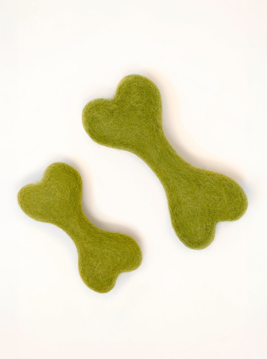 Classic Woolbone Dog Toy - Moss