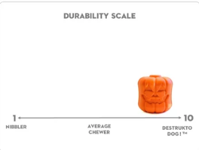 Halloween Jack O' Lantern Chew Toy Treat Dispenser