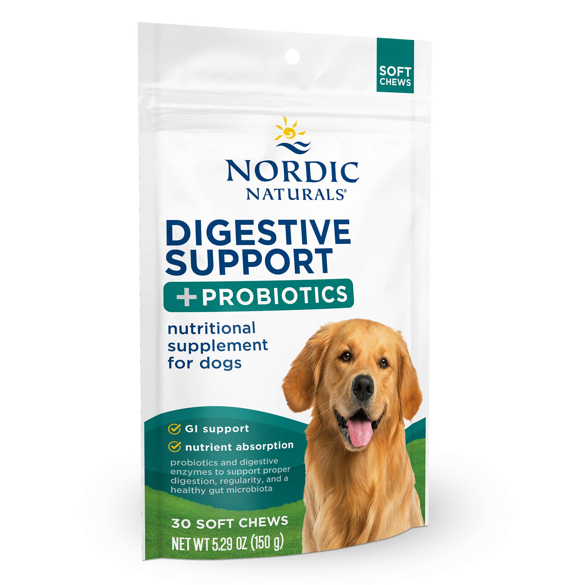 Digestive Support + Probiotics Soft Chews for Dogs