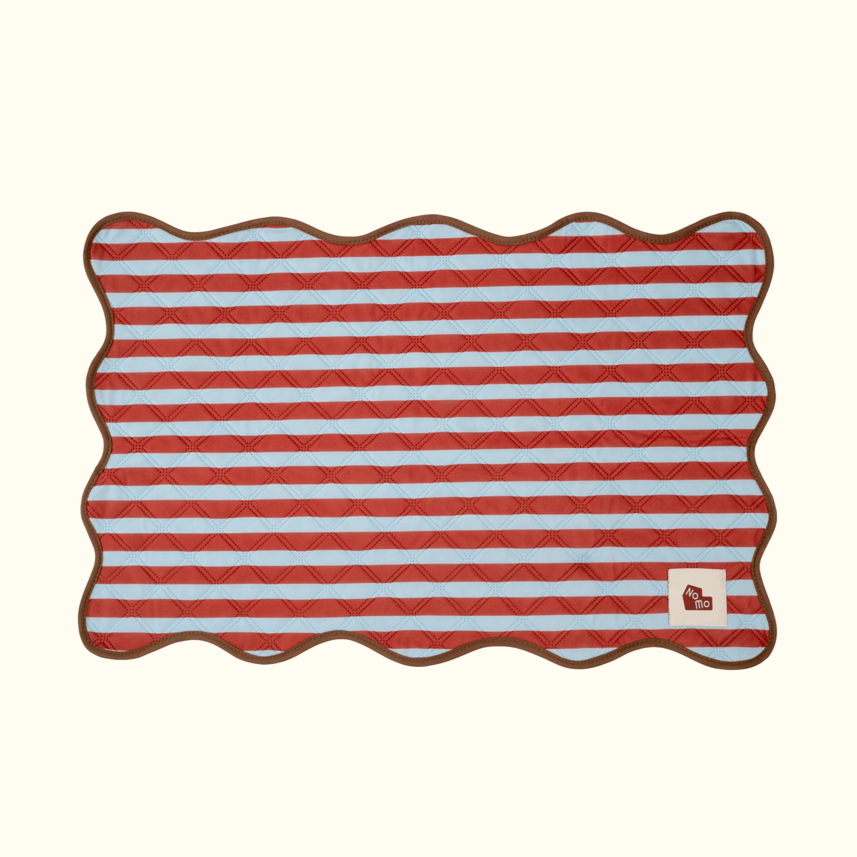 The Ellie Pad – Reusable Washable Dog Pee Pad + Mat - Red & Blue Stripe