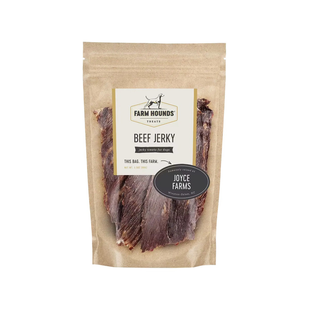 Farm Hounds Beef Jerky bag front