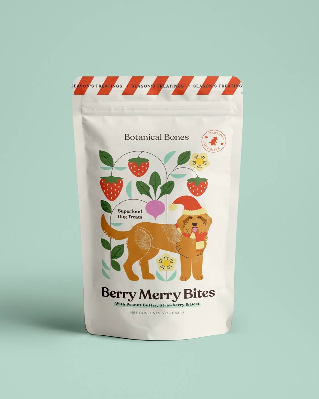 Berry Merry Bites Dog Treats
