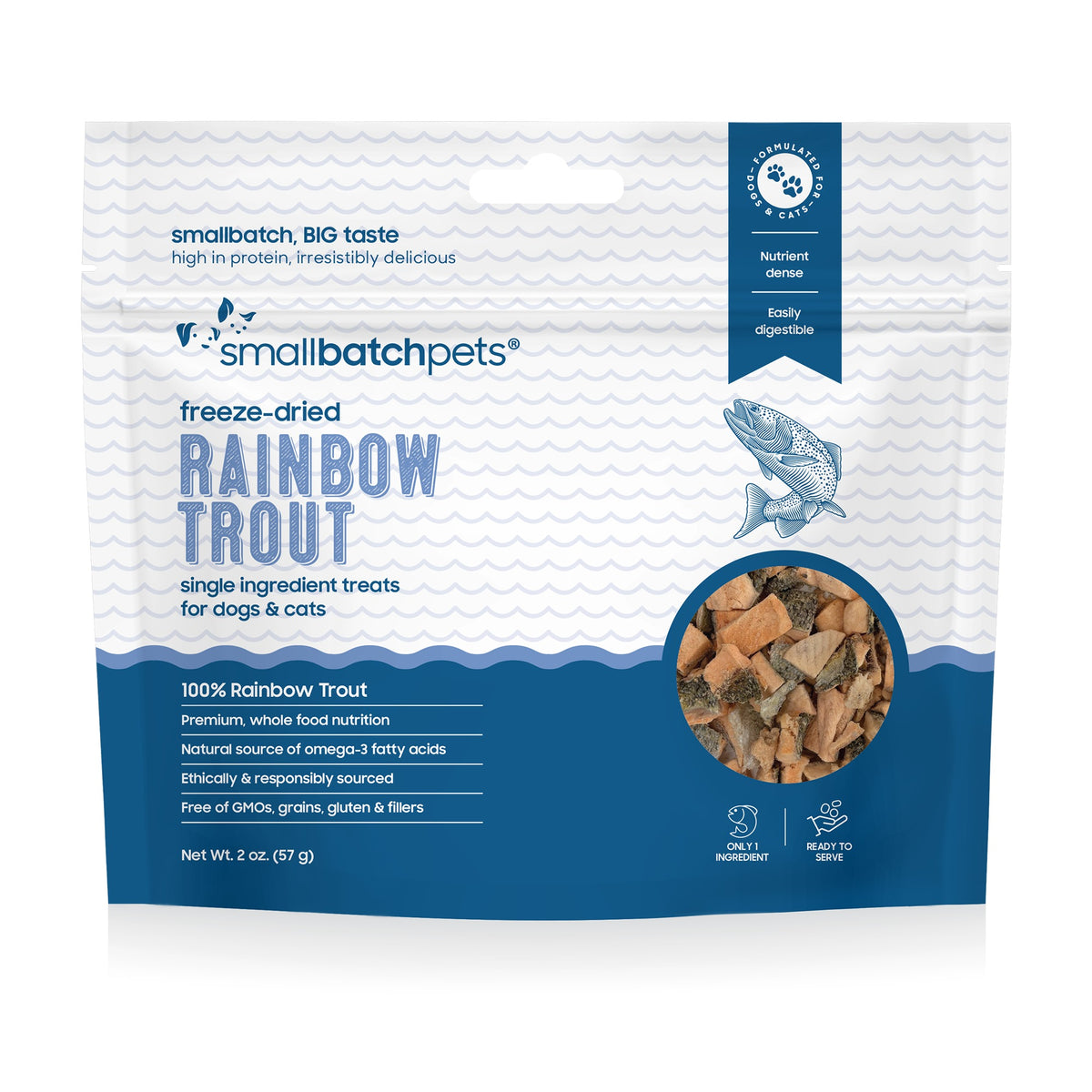 Freeze-Dried Rainbow Trout Treats — image 1