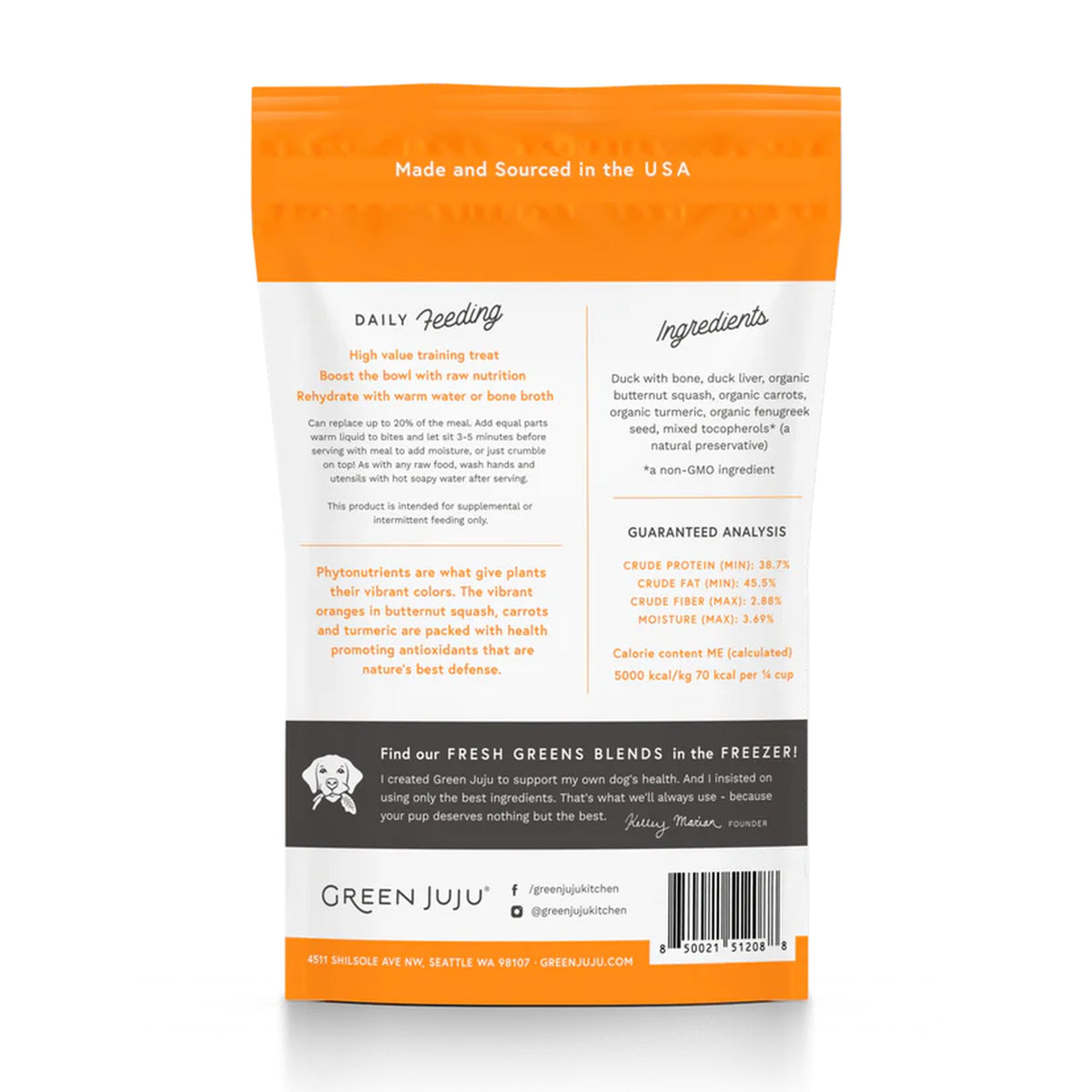 Duck Orange Whole Food Bites