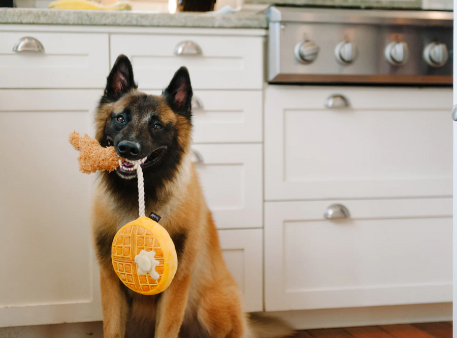 Barking Brunch Chicken and Woofles Toy