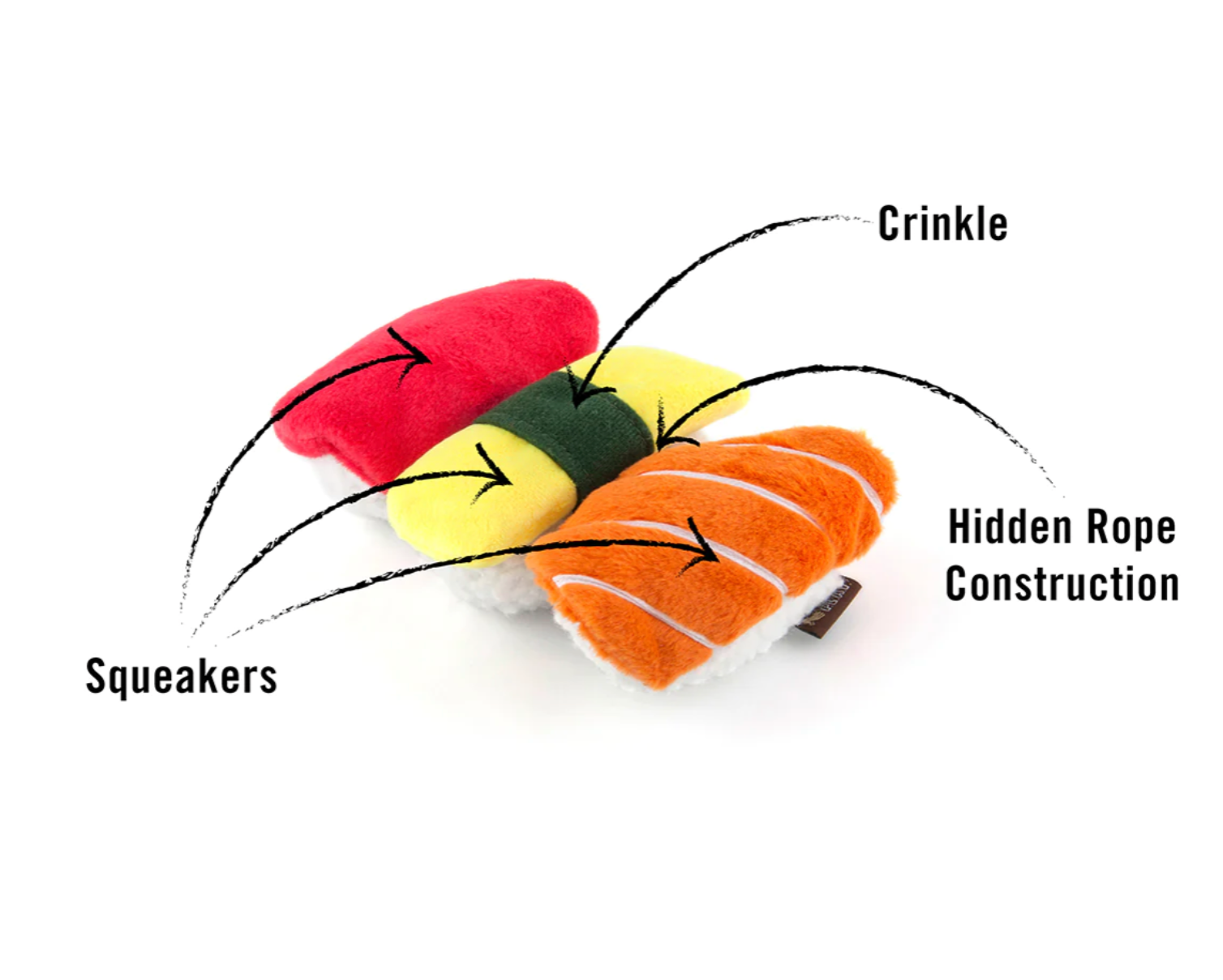 Feline Frenzy Sassy Sushi Toy Set