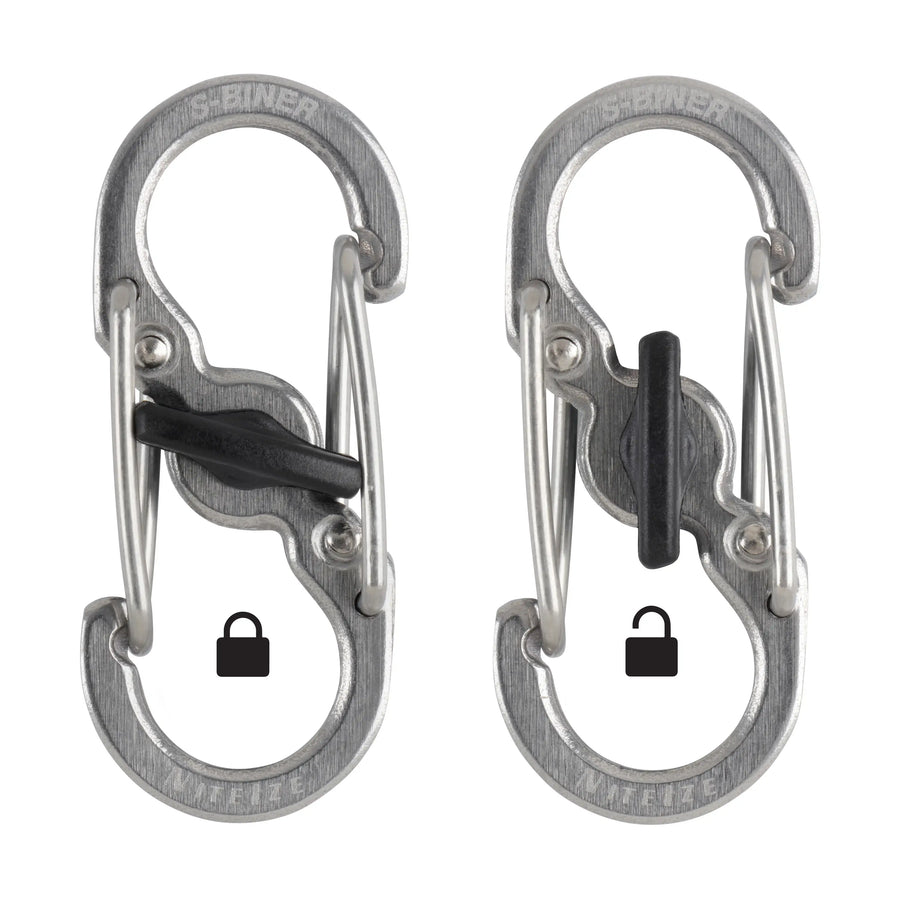 S-Biner® MicroLock® Stainless Steel - 2 Pack
