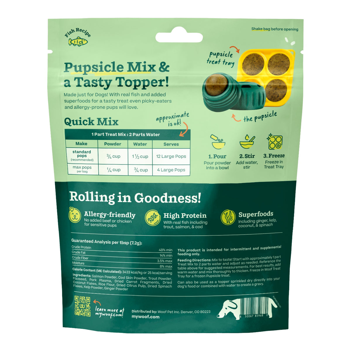 Pupsicle Treat Mix - Sushi Roll