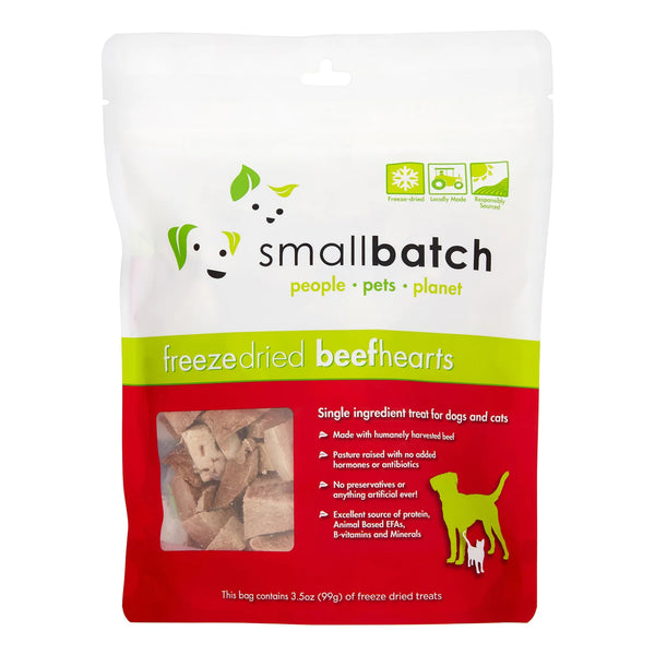 Freeze-Dried Beef Hearts Treats