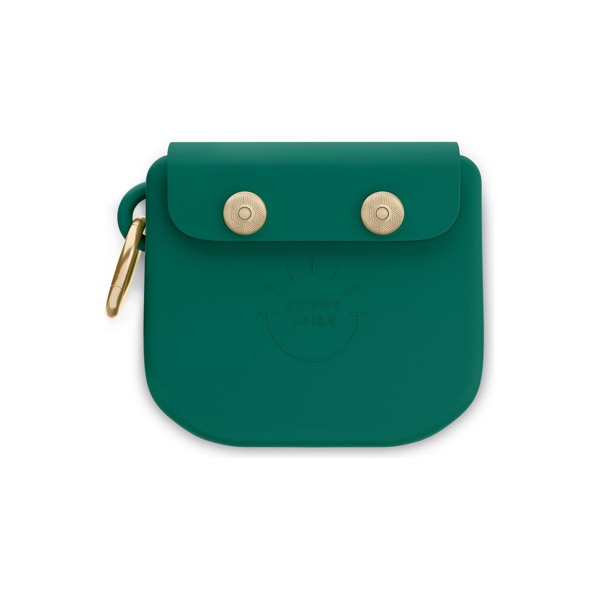 Sunny Tails Snap Dog Treat Pouch in Meadow Green