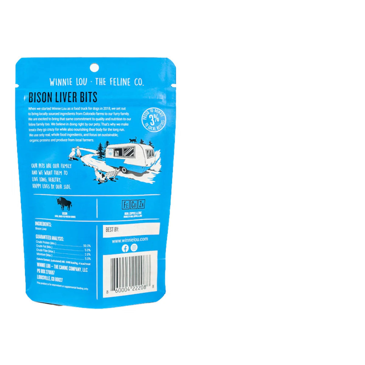Bison Liver Bits Cat Treats