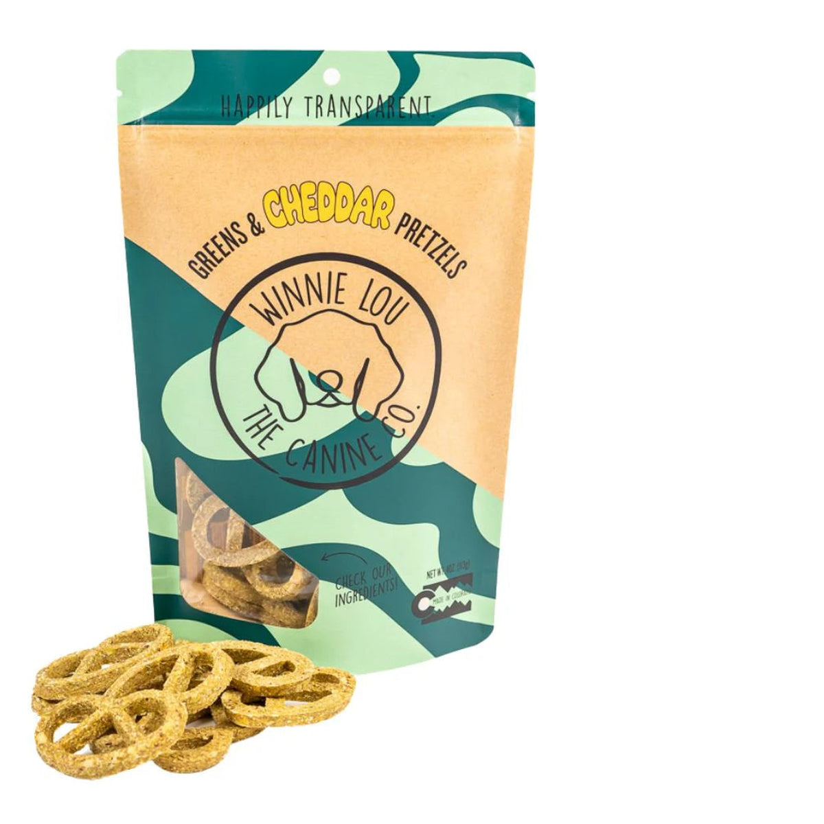 Greens & Cheddar Pretzels