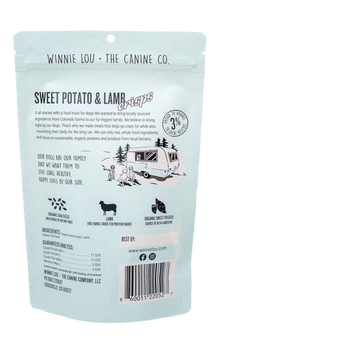 Sweet Potato & Lamb Crisps