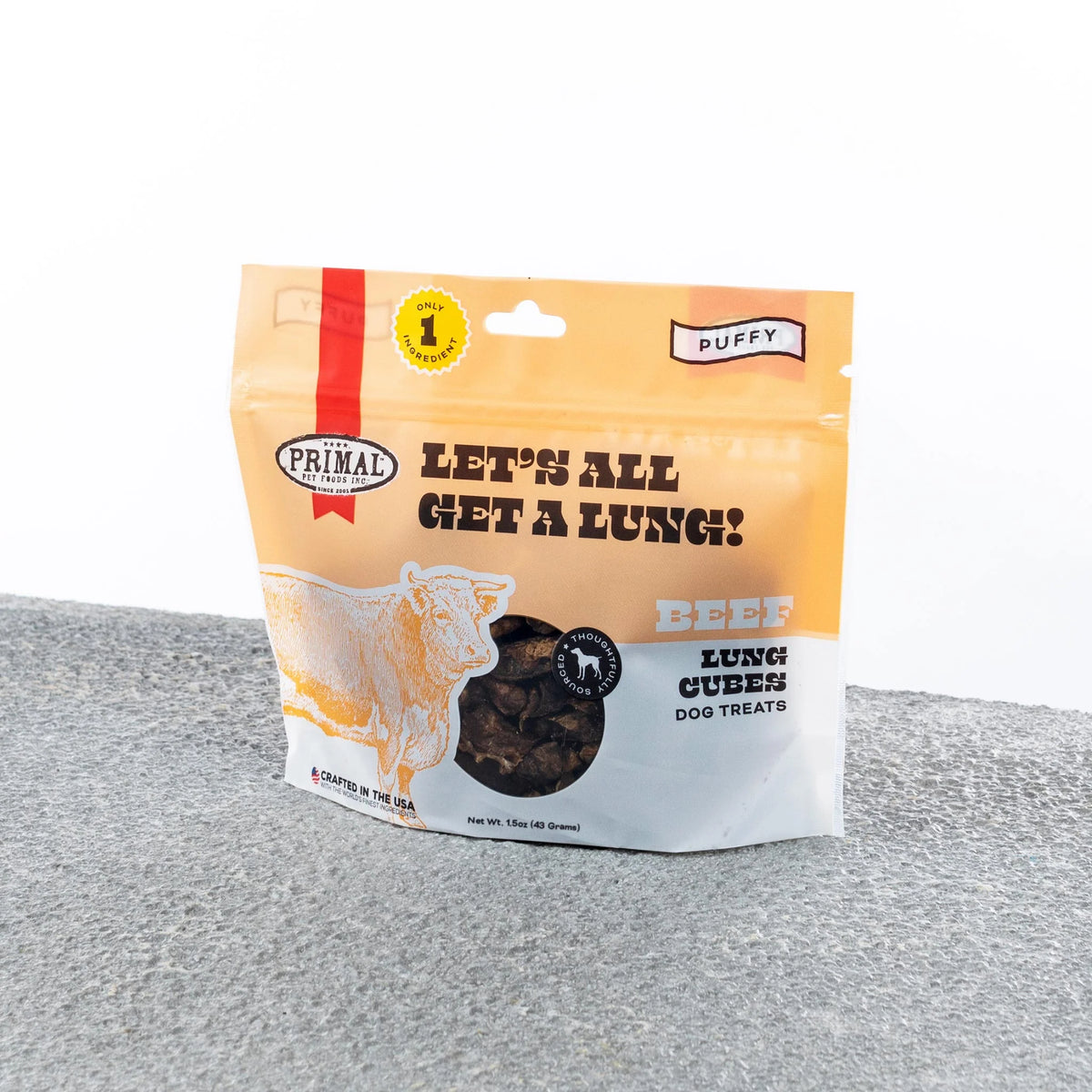 Let's All Get A Lung Beef Dog Treats