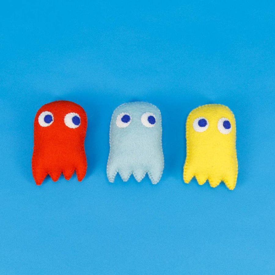 Boiled Wool Pakman Dog Toy
